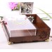 luxury wood box with acrylic cover